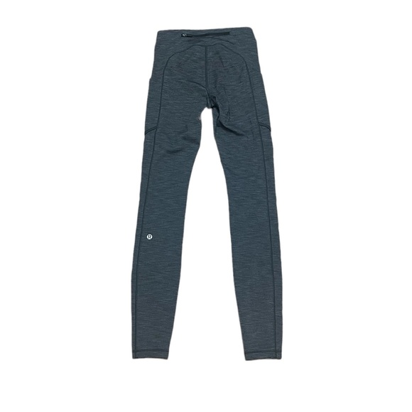 Women’s Speed Up Tight Lululemon Leggings Size 2 Grey - Picture 2 of 6